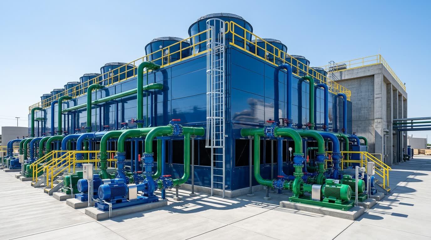 Muniyal Chemical Cooling Tower Installation