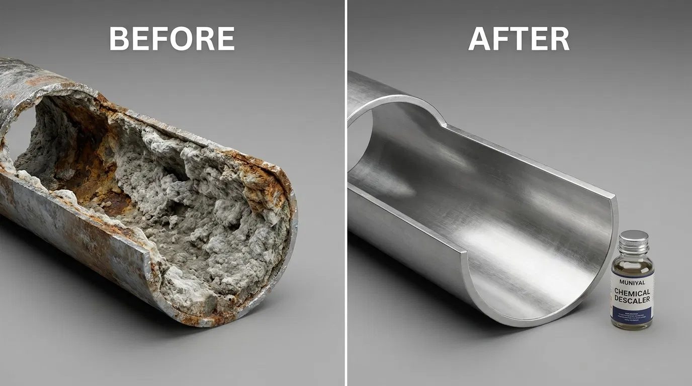 Before After Descaling